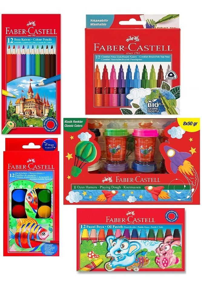 Faber-Castell Bio Çevre Dostu Boyama Seti KarmaOfis