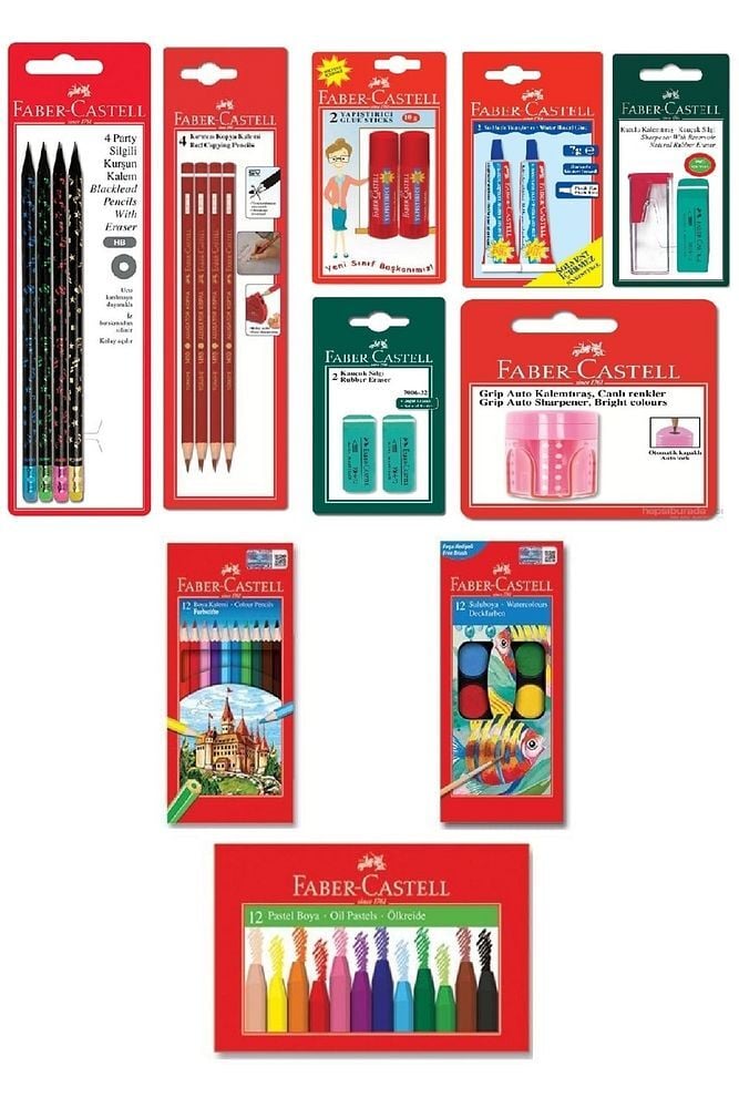 Faber-Castell Candy Silgili Back to School Set