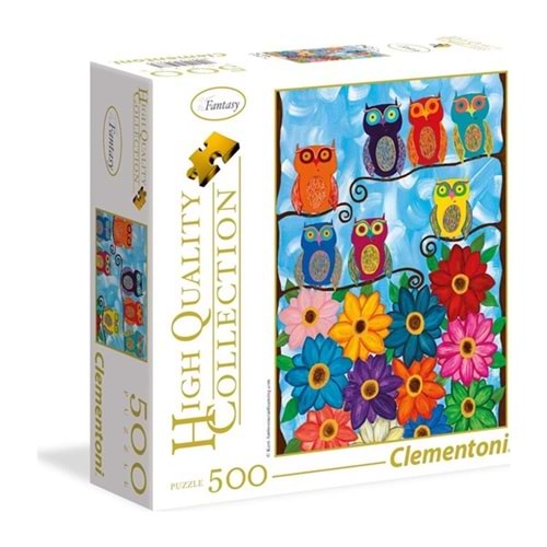 500 Parça High Quality Yetişkin Puzzle - Owl