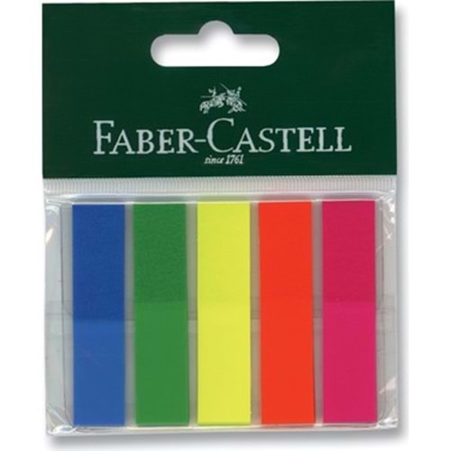 Faber-Castell İndeks 125 YP 12x50 5 Renk 5089 268109 (1 Adet)