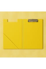 A4 Kırmızı Kapaklı Sekreterlik Dosyası Metal Klipsli