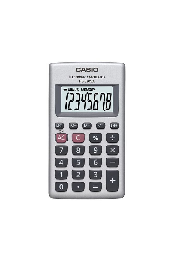 Hl-820va-w 8 Hane Beyaz Cep Tipi Hesap Makinesi