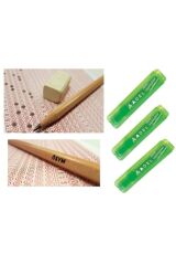Adel Fosforlu Kalem 3 Adet Yeşil Renk Faber-castell Natural Ösym Kurşun Kalemi 30''lu 2,5b