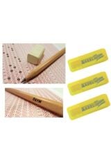 Adel Fosforlu Kalem 3 Adet Sarı Renk Faber-castell Natural Ösym Kurşun Kalemi 10''lu 2,5b
