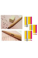F.c Sert Kapak 3+1+1 A4 Defter 200 Yprk. 3 Adet Faber-castell Natural Ösym Kurşun Kalemi 20''li 2,5b