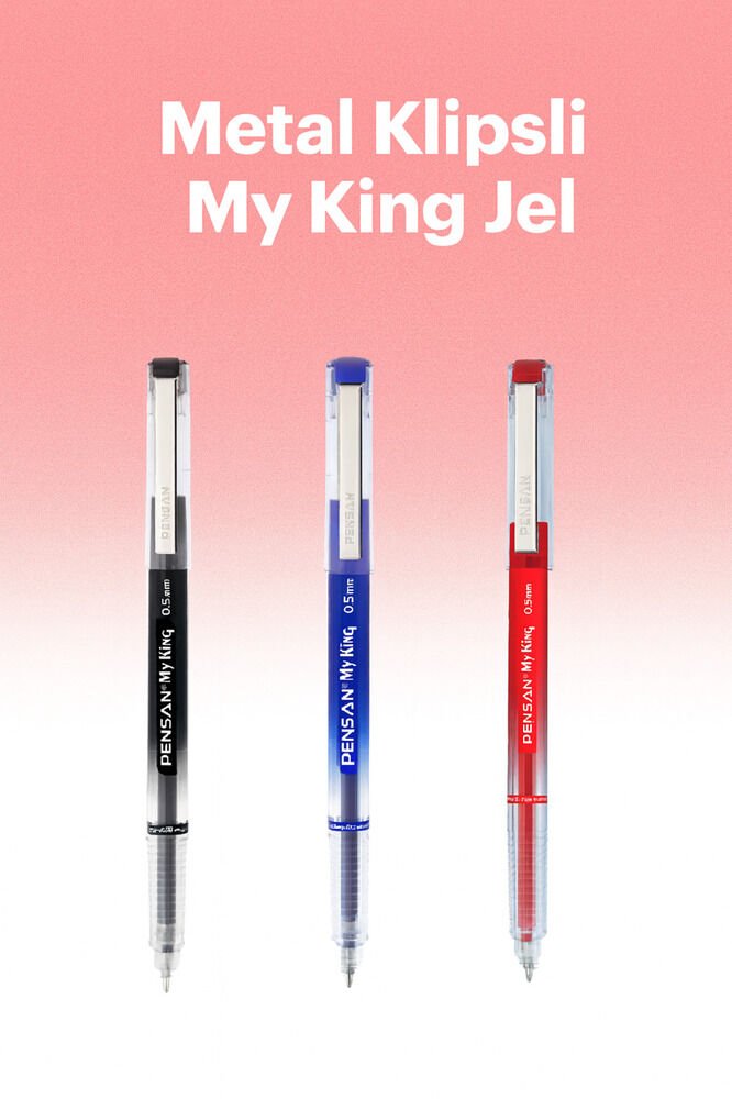 Metal Klipsli My King Jel 3 Renk