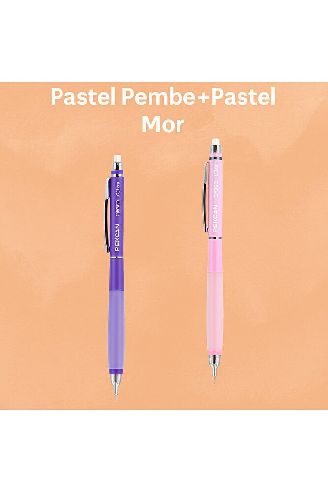 My Iq Plus Versatil Kalem 0.7 Pastel Pembe + Pastel Mor