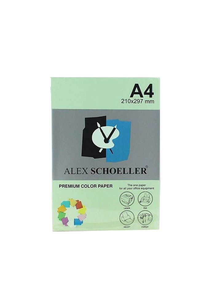 A4 Renkli Fotokopi Kağıdı 500 Lü Yeşil (ALX 590)