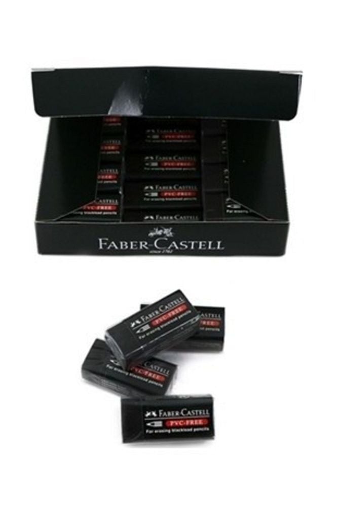 Faber-castell 7089-30 Siyah Silgi Küçük Boy