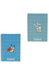 A5 Spiralli Konsept Defter 40 yaprak 4'lü (Tamamı Çizgisiz)