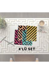 A5 Spiralli Labirent Defter 40 yaprak 4'lü (Tamamı Çizgisiz)