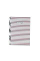 A5 Spiralli Pembeli Defter 40 yaprak 3'lü (Tamamı Çizgisiz)