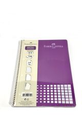 Faber Pp Kapak A4 70gr 120 Yp Mor Çizgili Defter