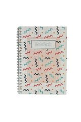 A5 Spiralli Shapes Defter 40 yaprak 3'lü (Tamamı Çizgisiz)