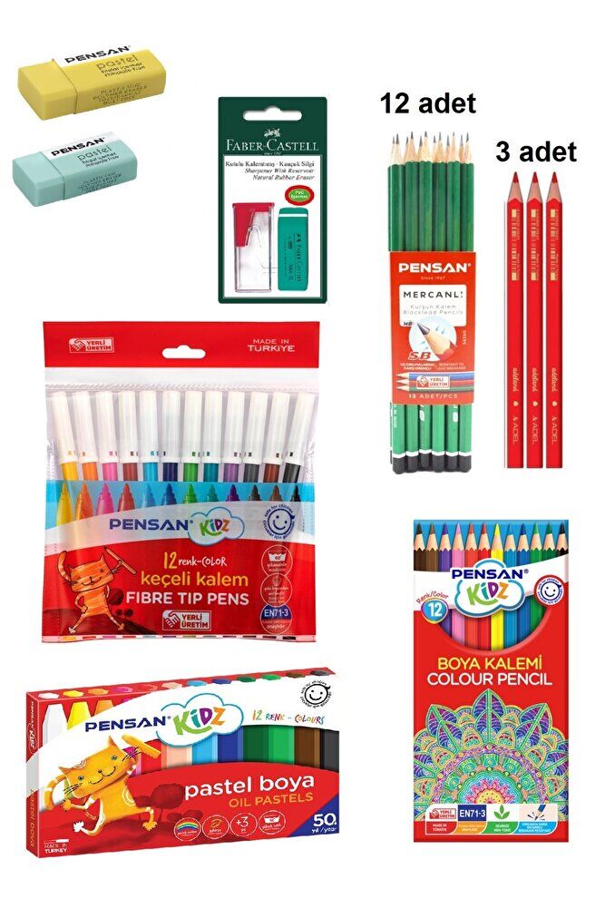 KİDZ Boyama Seti 55 Parça