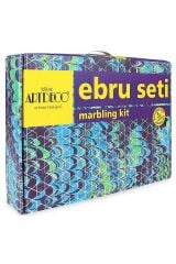8 Renk Ebru Başlangıç Seti Damlalıklı - Orta Boy
