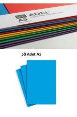 160 gr A5 Açık Mavi Fon Kartonu 50 Adet