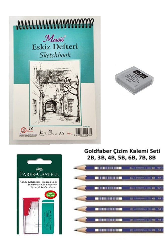 A5 Kara Kalem Çizim Set 2
