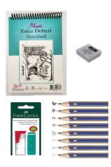 A5 Kara Kalem Çizim Set 1