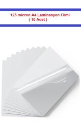 125 micron A4 Laminasyon Filmi (10 Adet)