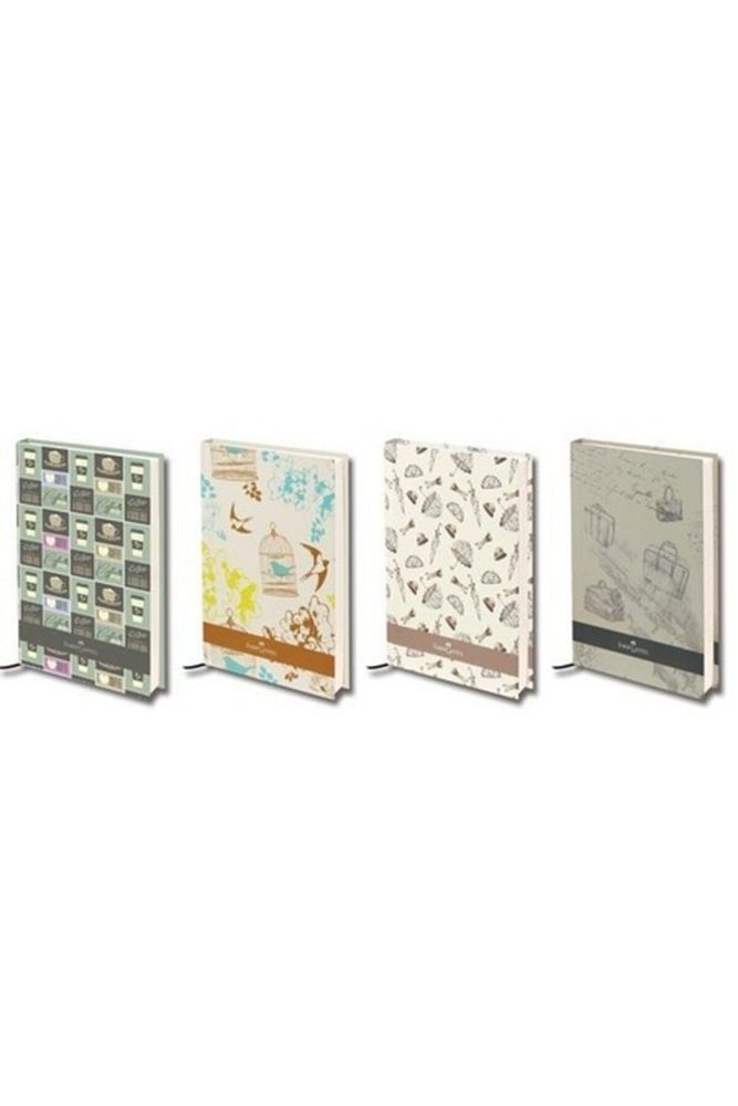 Faber-castell A5 Nostalji Defter (şemsiyeli) 120yp, Çizgisiz