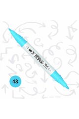 Art-X Akrilik Marker Çift Tarafli Profesyonel Kalem Seti 48 Renk 18053