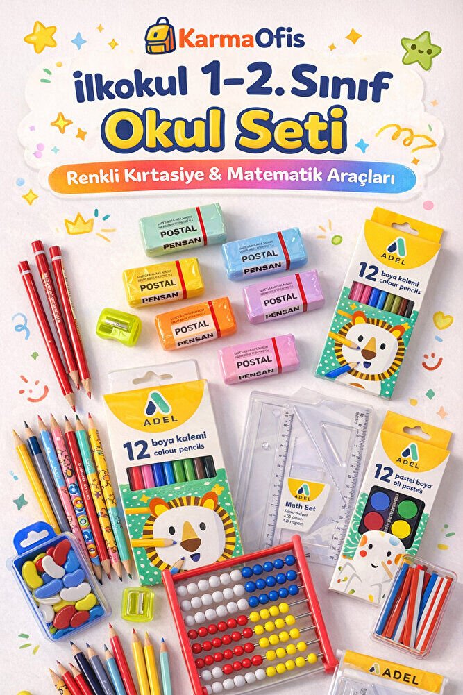 İlkokul 1–2. Sınıf Okul Seti