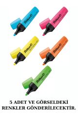 PELİKAN 490 FOSFORLU KALEM 5 RENK SET
