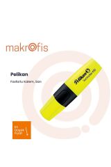 PELİKAN 490 PASTEL FOSFORLU İŞARETLEME KALEMİ SARI ( 5 Adet )