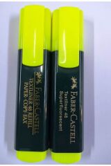 Fosforlu Işaretleme Kalemi-faber-castell 2 Adet-sarı