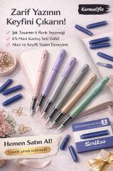 Dolma Kalem M Uç + 6’lı Mavi Kartuş Seti | Mint