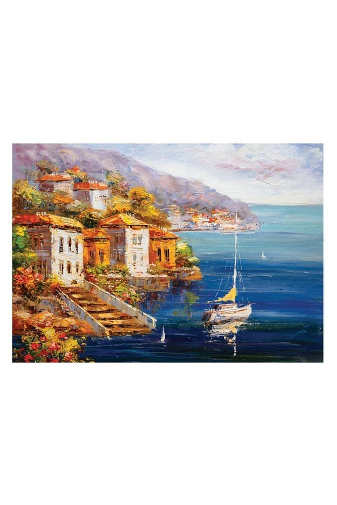 Keskin Color 1000 Parça Puzzle 48x68 Cm - Sahilde Yelkenli