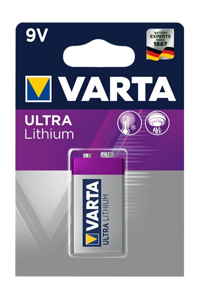 Ultra Lithium 9v Kare Pil