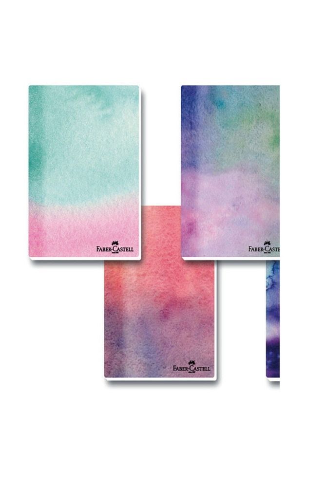 Faber-castell A-5 Not Defteri Watercolors Karton Kapak 4 Lü Set 5075 000082