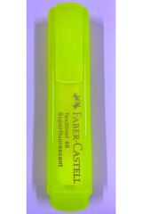 Fosforlu Kalem-faber-castell 3 Adet Şeffaf Gövde Foforlu Kalem.