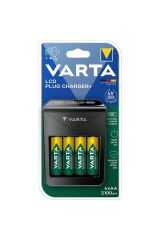 Lcd Plug Şarj Cihazı 4 Adet 2100 Mah Aa Şarj Edilebilir Pil