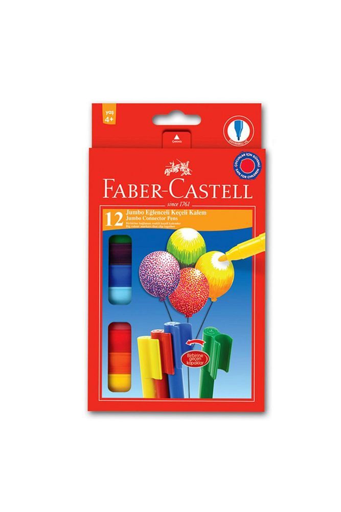 Eğlenceli Jumbo Keçeli Kalem 12 Renk 662120