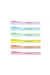 Faber-castell Fosforlu Kalem 38 Pastel Karışık 6'lı