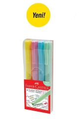 Faber Pastel Fosforlu Kalem 38 4lü Poşet