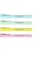 Faber-castell Fosforlu Kalem 38 Pastel Karışık 4'lü