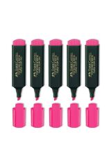 Faber-castell Fosforlu Kalem 1548 Pembe 5 Adet