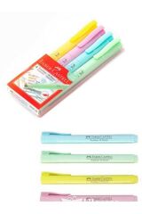 Faber-castell Fosforlu Kalem 38 Pastel 4 Renk