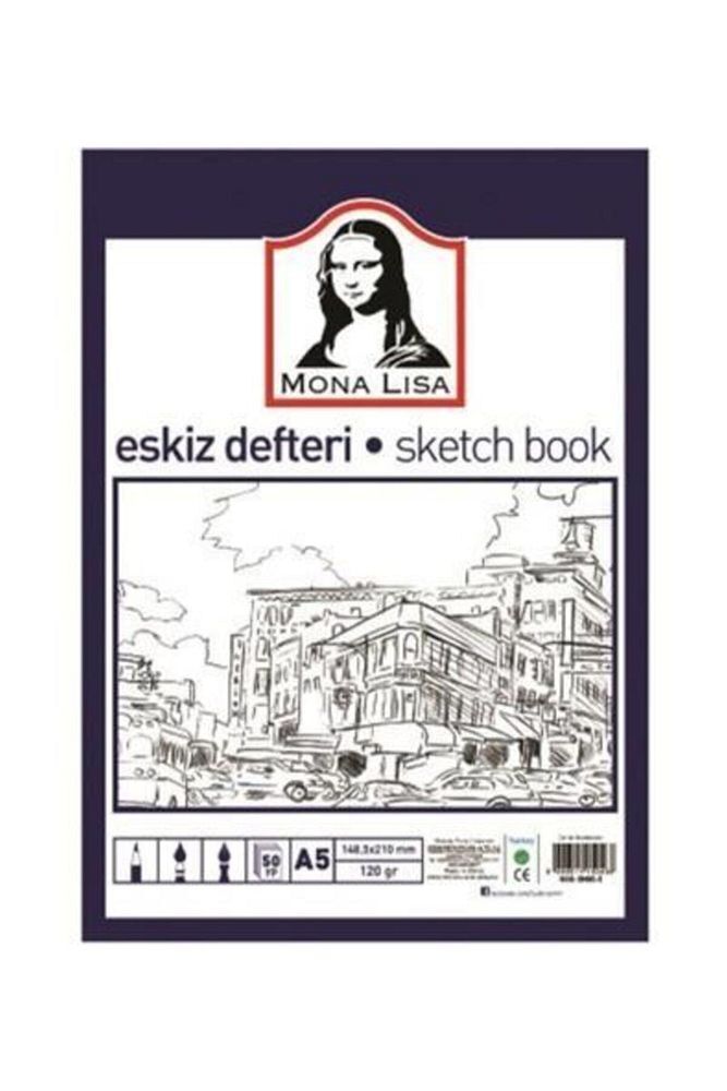 Mona Lisa Eskiz Defteri A5 120 Gr - 50 Yaprak
