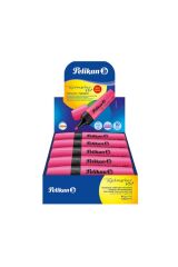 490 Fosforlu Kalem 10'lu Kutu - Pembe