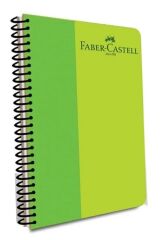 A4 160 Yaprak Çizgili Spiralli Bicolor Plastik Kapak Telli Defter