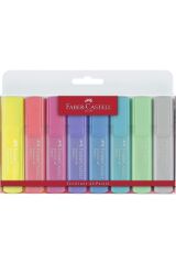 Faber-castell 1546 Pastel Renk Fosforlu Kalem 8'li