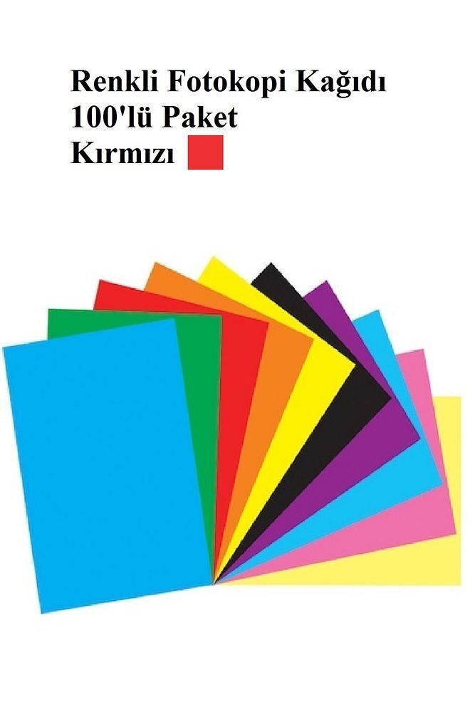KarmaOfis Kırmızı Fotokopi Kağıdı 100'lü
