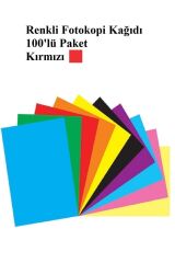 KarmaOfis Kırmızı Fotokopi Kağıdı 100'lü