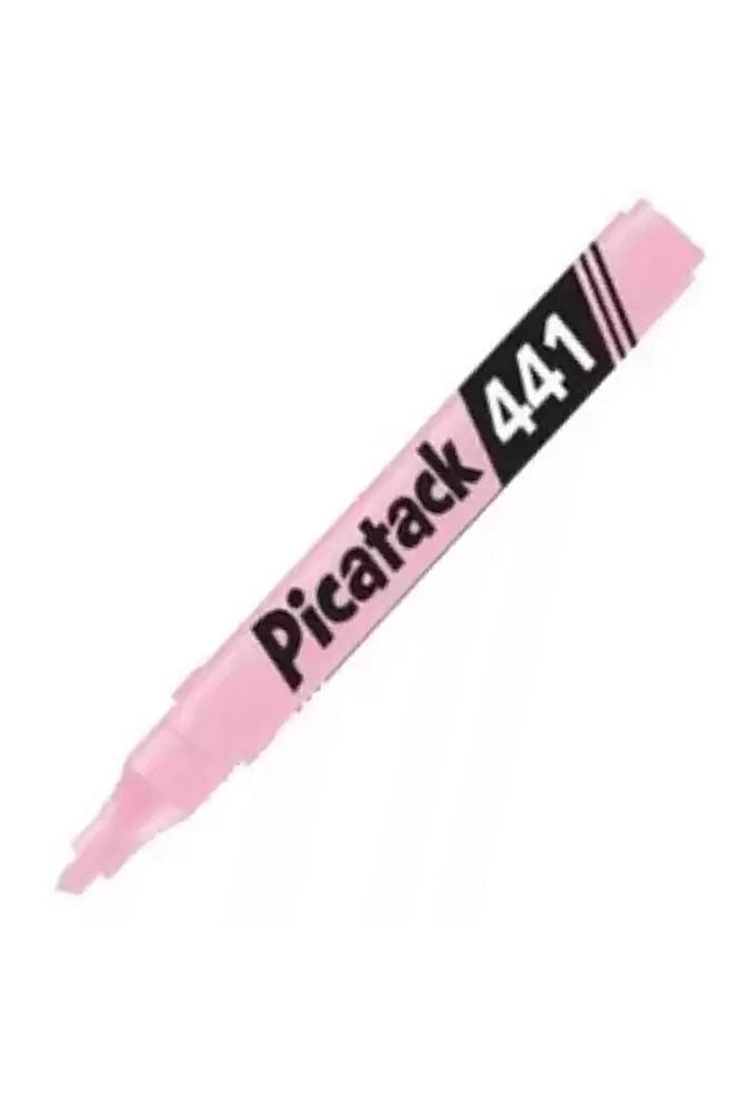 Picatack Fosforlu Kalem Pastel Pembe 441 (10 Lu Paket)