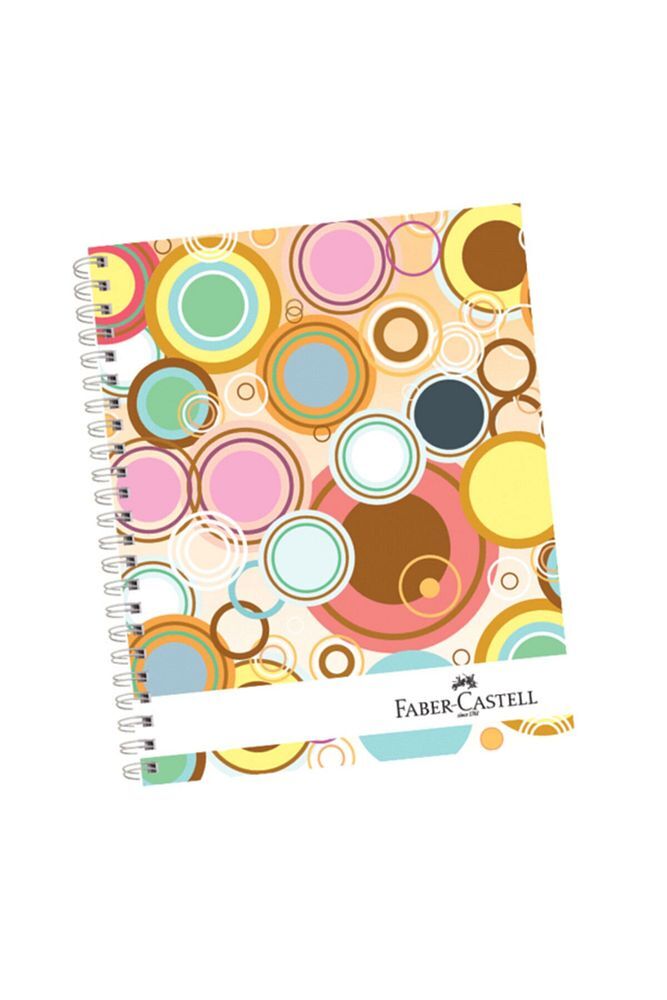 A4 Defter Sert Kapak 3+1 Seperatörlü 120 Yaprak Daireler 5601400301
